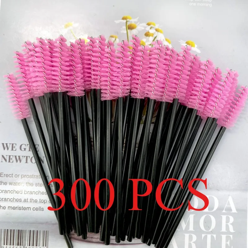 150/300pcs Mascara Wands Eyelash Brush Spoolies for Eye Lash Extension Eyebrow and Makeup Tool Wholesale Makeup Brushes — image 16