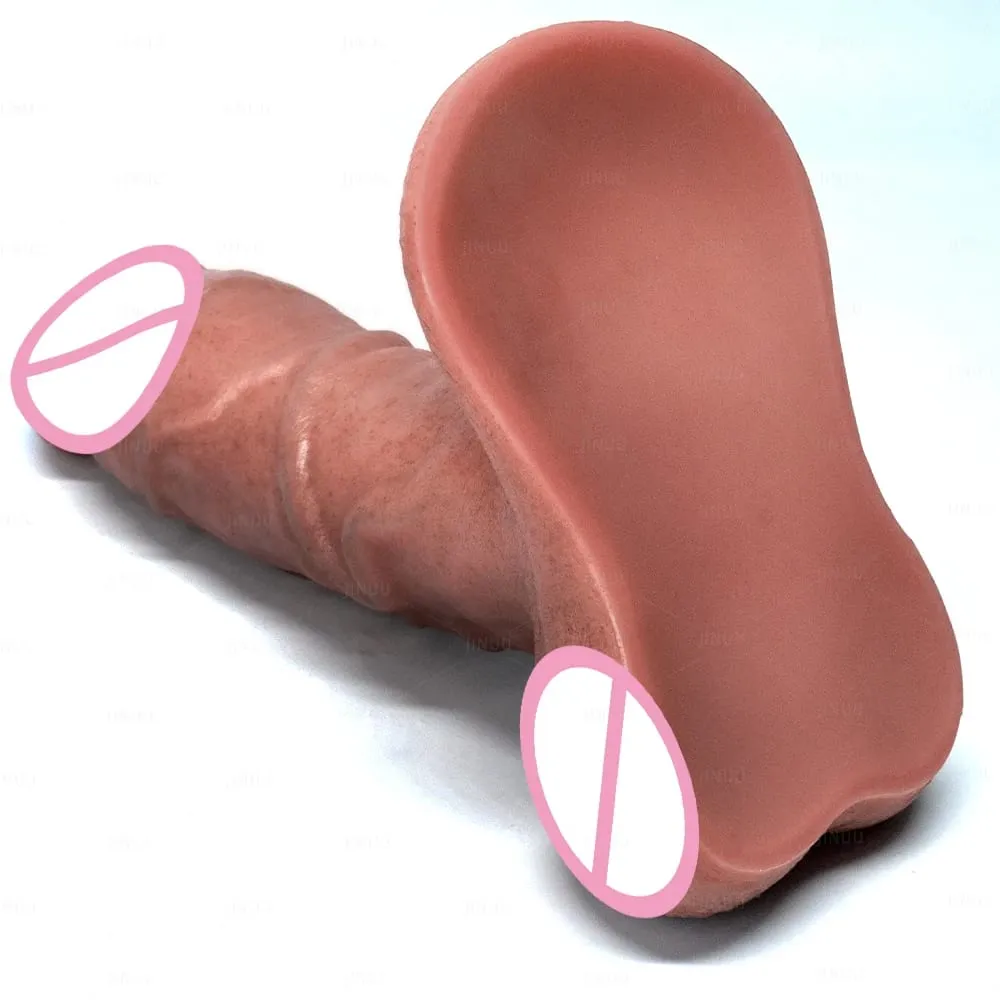 XXL Kalın Silikon Yapay Penis Büyük Vantuz ile Cilt Dostu Yumuşak Silikon Masaj Gerçekçi Gözenek Düzeyinde Doku Penis Seks Oyuncak
