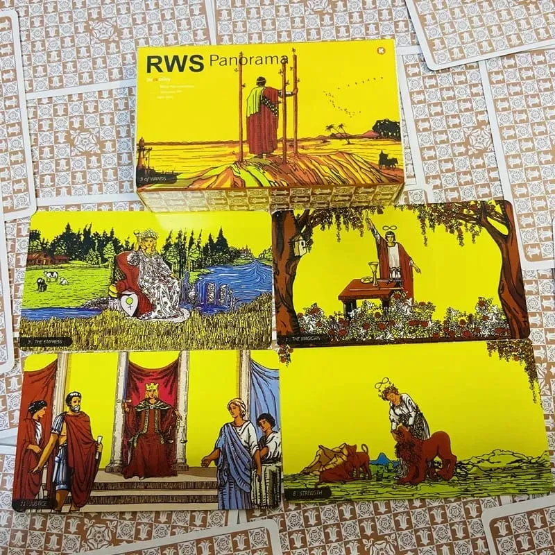 New RWS Panorama Tarot cards A 78 Deck When Wide Angle Lens Show You New Perspective of RWS Board games — image 1