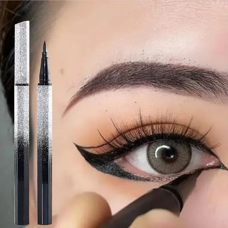 Ultra-thin Waterproof Liquid Eyeliner Korean Makeup for Women Quick Dry Smooth Eye Liner Long Last Lower Eyelash Pen Cosmetics — image 3