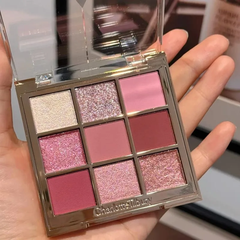 Charlotte Heart Two-tone Blush Lasting Beauty Makeup Natural Flawless Bright Powder Makeup And Eyeshadow Palette Tilbury Makeup — image 18