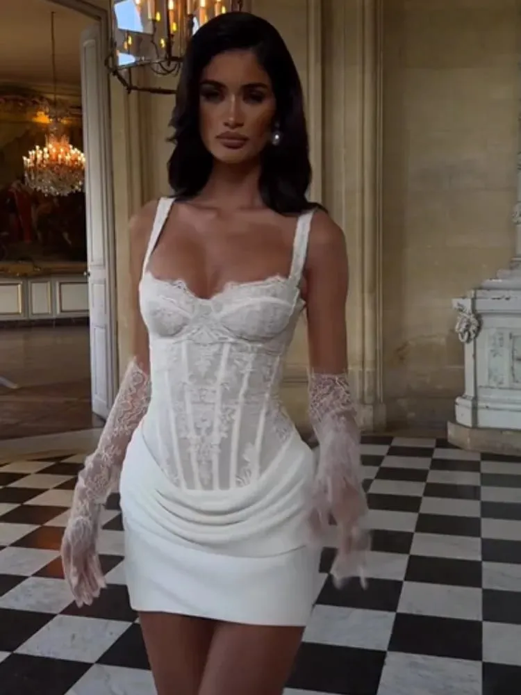 Robe Sexy pour femmes, col en v, sans manches, cintrée à la taille, couleur unie, élégante, plissée, coupe cintrée, nouvelle mode, tenue de soirée, été — image 6