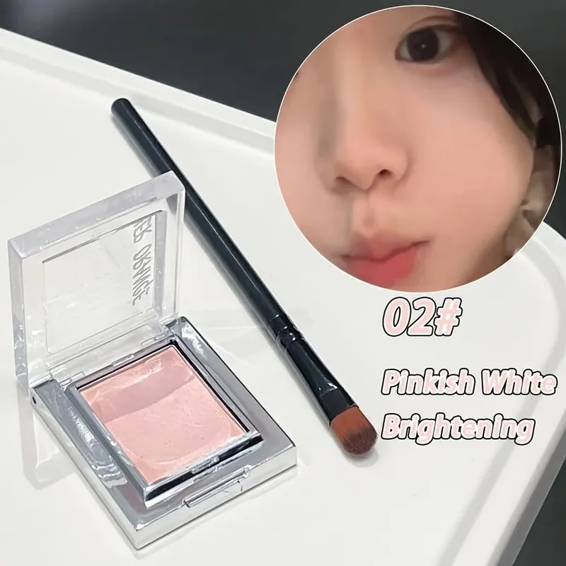 Herorange Misty Matte Cream Blush with Makeup Brush Set Low Saturation Matte Texture Brighten Skin Create Charming Makeup Looks — image 2