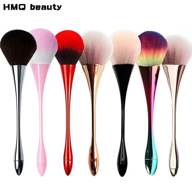 Rose Gold Powder Blush Makeup Brushes Professional Make Up Brush Soft Hair Large Nail Dust Cleaner Manicure Cosmetic Beauty Tool — image 1