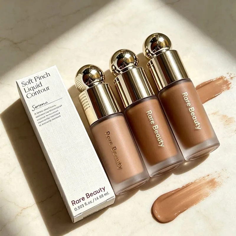 Hot RARE Beauty Hydrating 4-color Butter Lipstick Gloss Natural High Gloss Liquid 3d Face Contour Stick Color Makeup Products — image 6