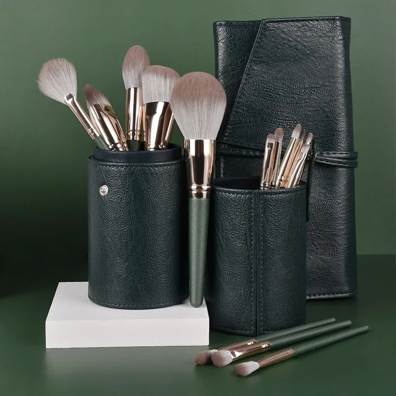 14Pcs Makeup Brushes Soft Makeup Tools Cosmetic Powder Eye Shadow Foundation Blush Blending Detail Eyebrow Lip Beauty