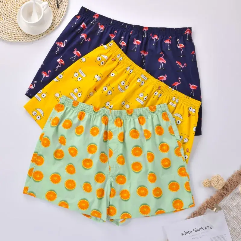 3pcs New Men's Underwear Boxer Shorts Underpants 100% Cotton Loose Men Pant Breathable Male Arrow Panties Boxershorts Men Shorts — image 3