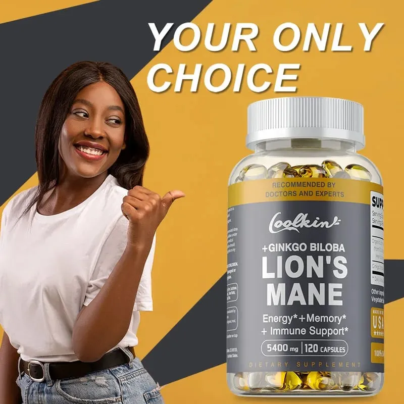 Lion's Mane Mushroom Capsules - Supports Brain Health Improves Mental Clarity and Enhances Memory and Concentration — image 6