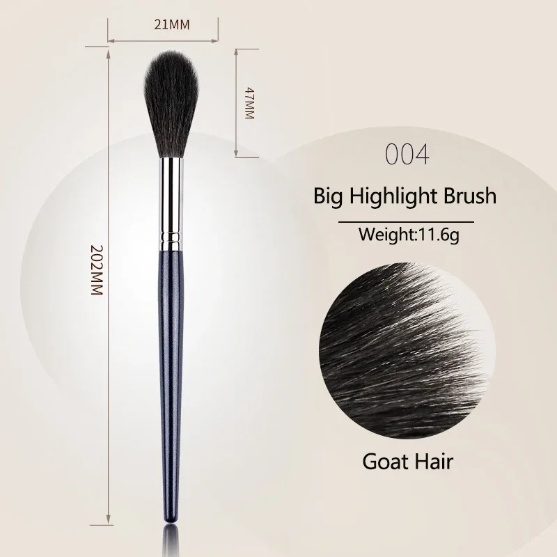 1pc Pro animal hair Blush Makeup brushes Face&eye detail Eyeshadow Make up brushes Eye Shadow Highlight Smudge eyebrow essential — image 8