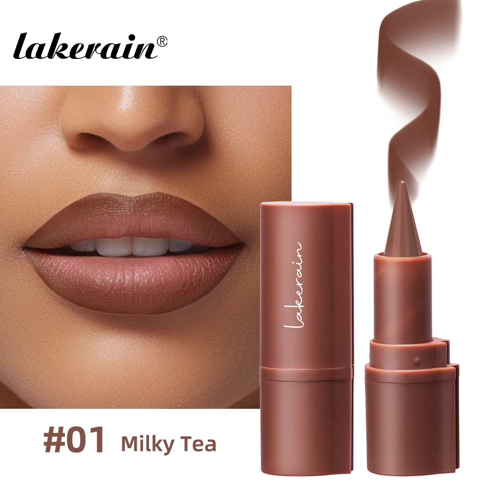 Lakerain Lip Liner Matte Black Brown Velvet Lipstick Waterproof Non Sticky Contouring Tint Lipliner Crayon Lip Makeup — image 8