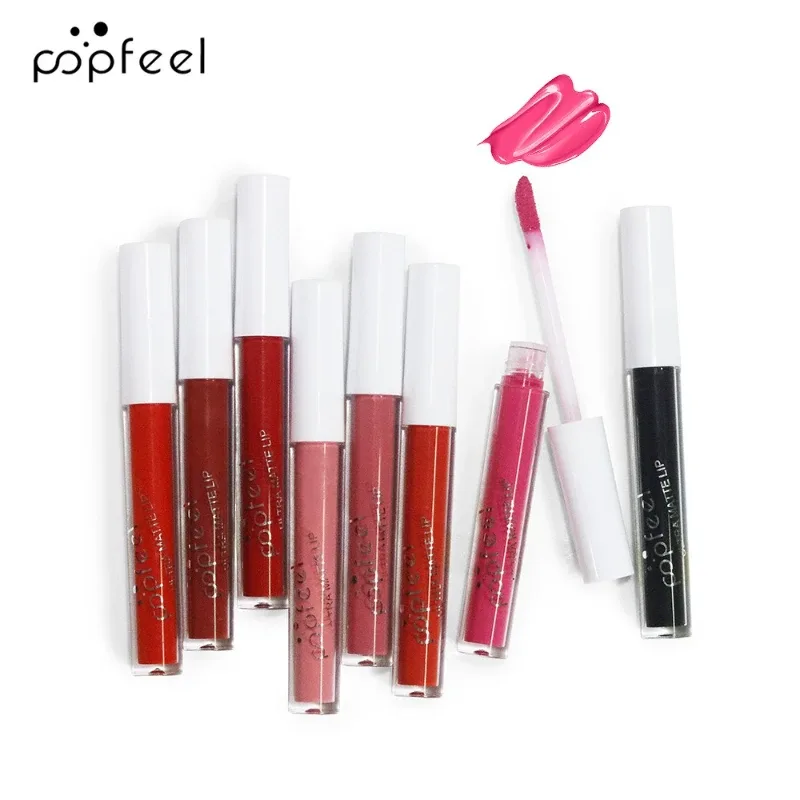Punk Matte Black Liquid Lipstick Waterproof Long Lasting Party Lip Gloss Personality Velvet Nude Lip Tint Halloween Lips Makeup — image 6