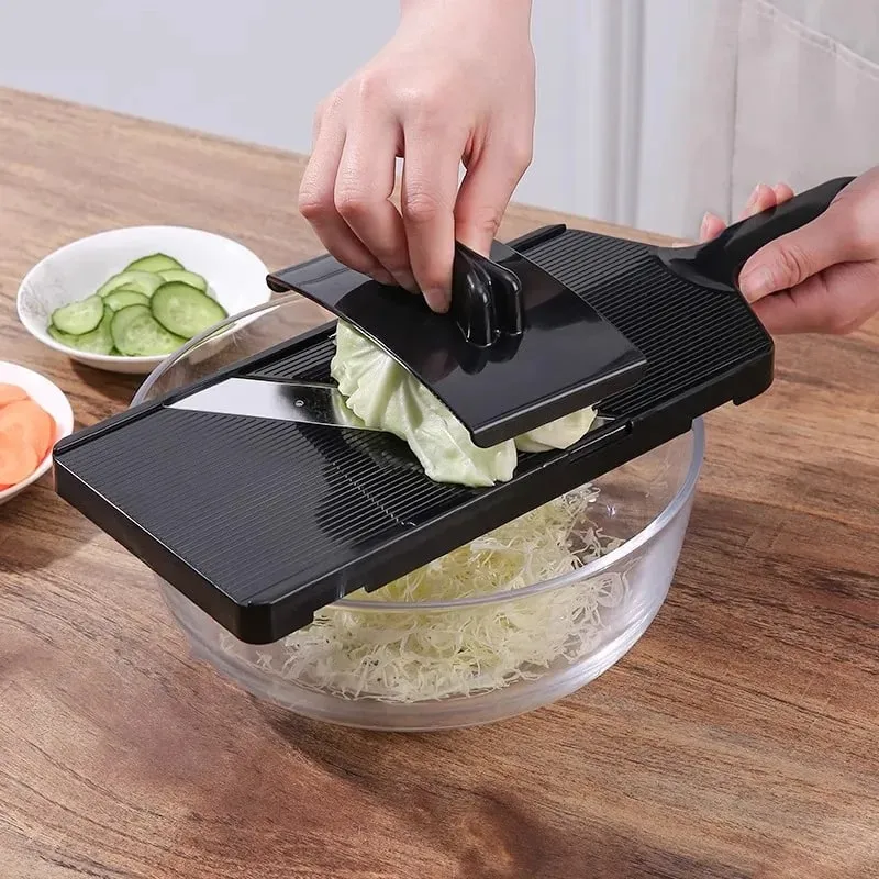 Multifunctional Plastic Stainless Steel Onion Fruit Veg Potato Dicer Cutter Slicer Kitchen Tool Progressive Blade Chopper — image 3