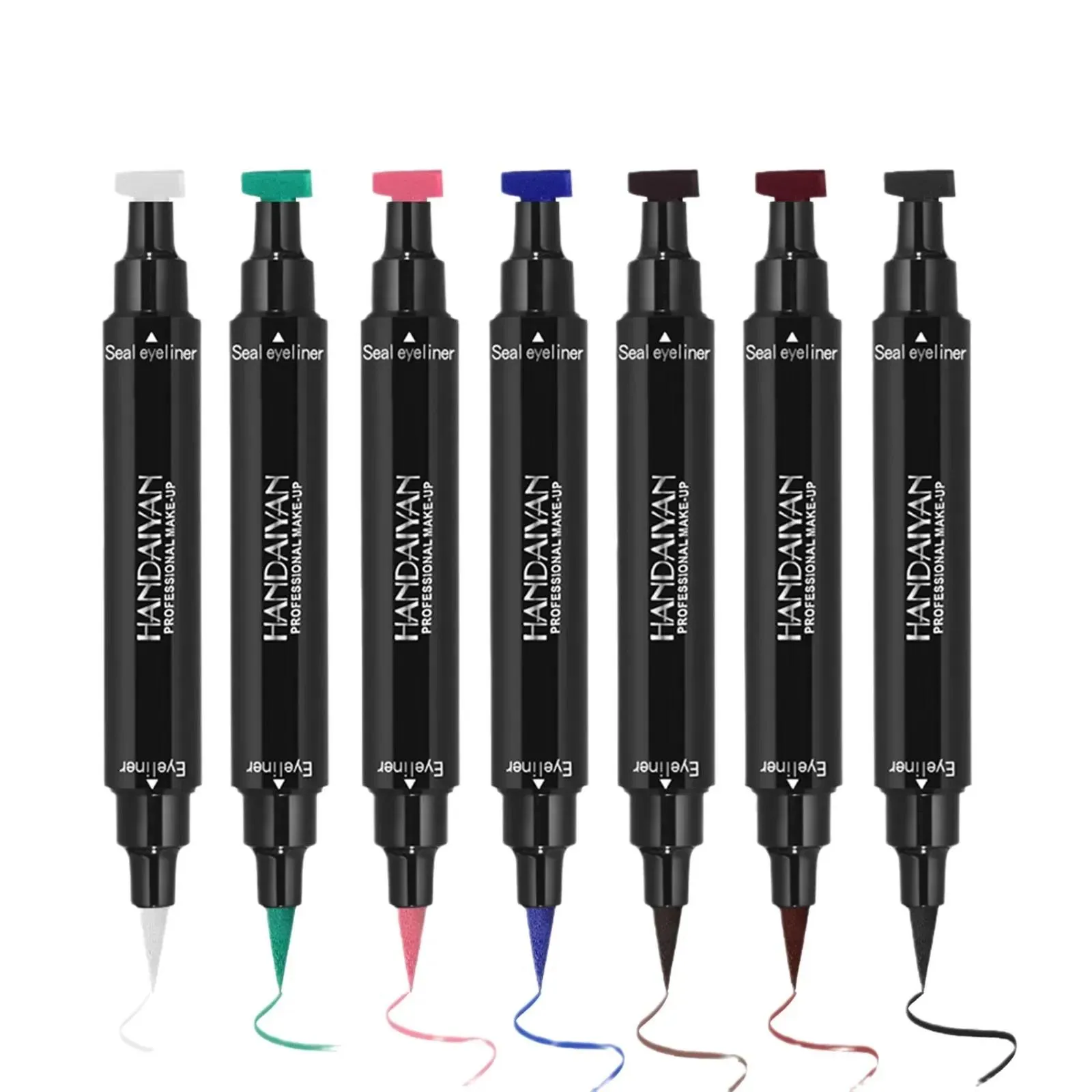 Long Lasting Triangle Liquid Eyeliner Stamp Waterproof Quick Dry No Smudging Eye Cosmetics Tool for Professional Makeup — image 5
