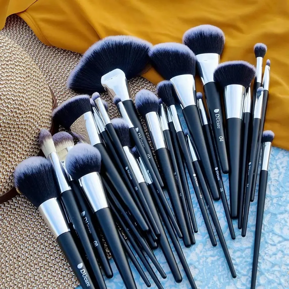 DUcare Makeup Brushes Set Professional 32Pcs Premium Synthetic Foundation Blending Brush Face Powder Blush Concealers Eyeshadows — image 6