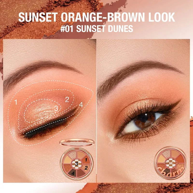 O.TWO.O Full Makeup Set Waterproof Mascara Eyeliner Foundation BB Cream Air Cushion Concealer Lipstick Face Primer Cosmetics Set