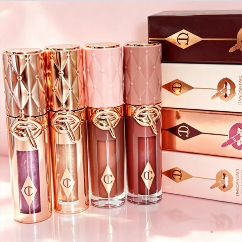 Charlotte Latest Tilbury Moisturized Plump Lip Gloss Highlights Concealer Liquid Foundation Two Color Heartbeat Blush Makeup — image 3