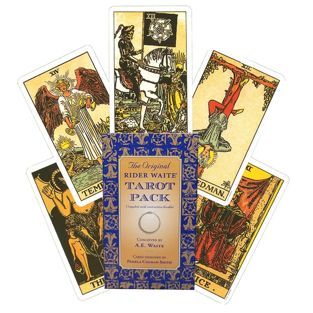 10.3*6cm Original Rider Waite Tarot Deck 78 Pcs Cards for Bbeginners Classic Edition — image 2