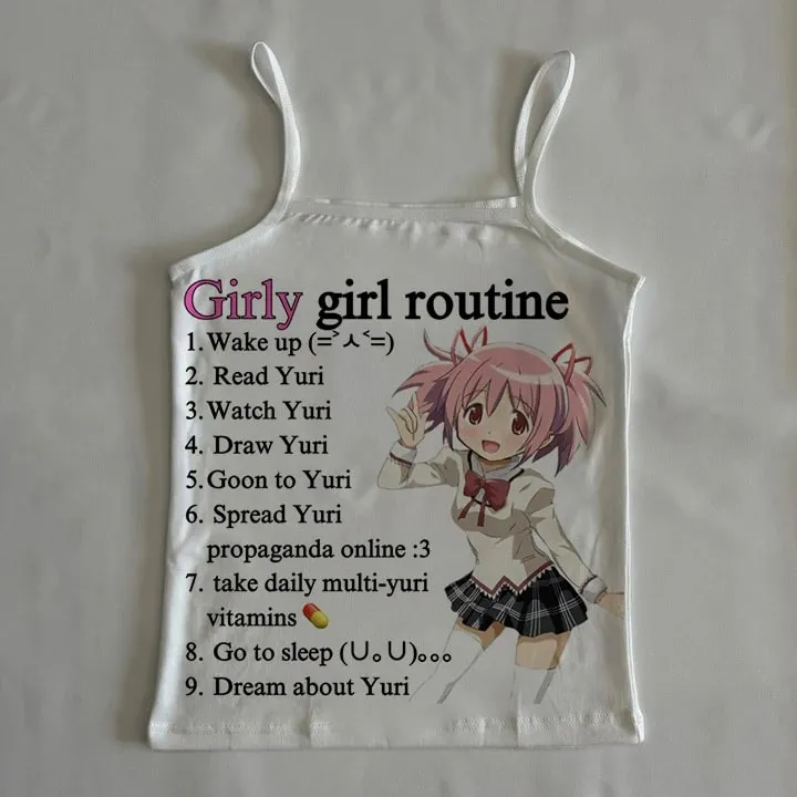 2000s Punk Anime Graphics Tanks & Camis Top Grunge Vintage Gothic Clothes Women Corset Streetwear Y2k Tops Emo Crop Top Clothing — image 2