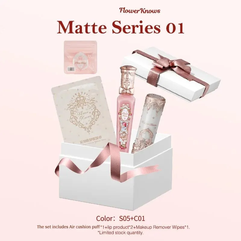 Flower Knows Makeup Kit Lipstick Set Make Up Blush Vitamin Lipgloss Remover Wipes Lip Gloss Wholesale Maquillaje Profesional