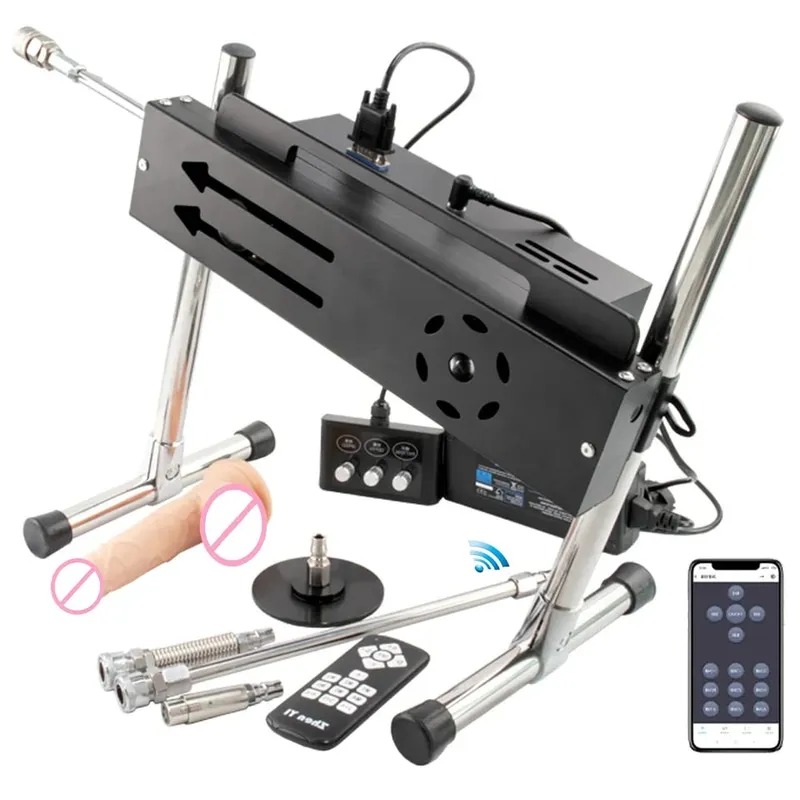 200W Turbo Gear Powerful F21S Sex Machine APP/Wired/Wireless Control Love Machine with Big Dildo Adult Toy 3-15cm Strok
