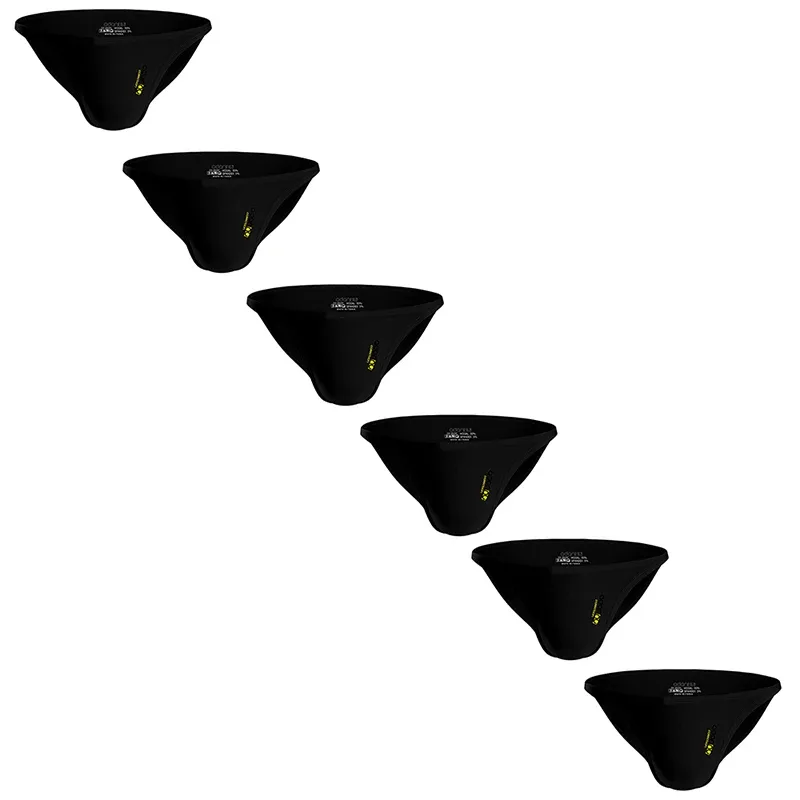 1/6 pçs modal sexy cuecas masculinas respirável impressão calcinha masculina breve biquíni cuecas sissy grande virilha homem troncos