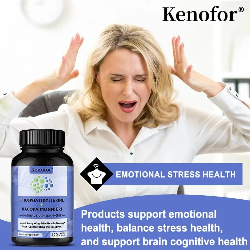 Phosphatidylserine + Bacopa Monnieri Supplement - Helps Memory Cognitive Health Relieve Stress - Brain Nutritional Supplement — image 7