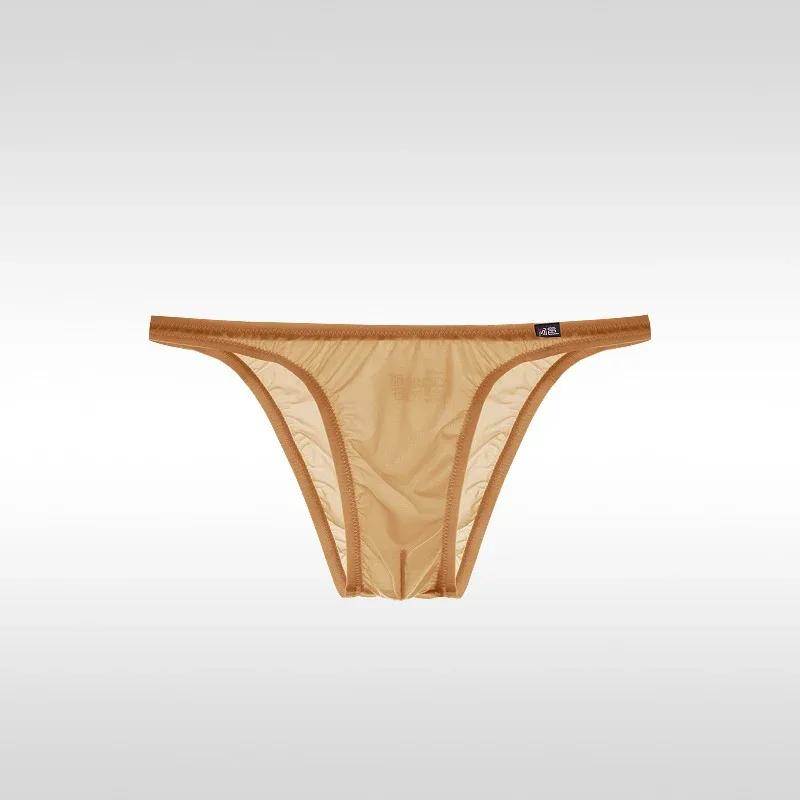 Men's Underwear Sexy Low-Waisted Ice Silk Ultra-Thin Silky Japanese Small Triangle Pants One-Piece — image 13