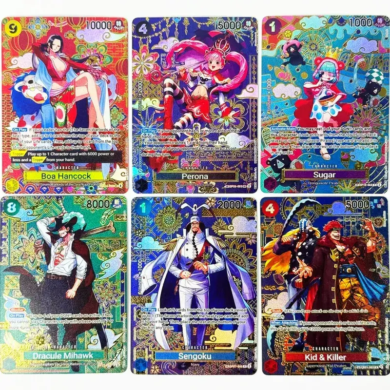 Komplet sæt One Piece Card Game SP sjældent kort komplet samling Højkvalitets DIY Replica Anime Foil Proxy Card [engelsk/japansk]