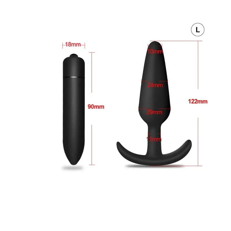 4pcs Beginner Silicone Butt Plug Anal Plug for Men Prostate Massager for Gay Mini Anal Bullet Vibrator Sex Toy for Men Women — image 24