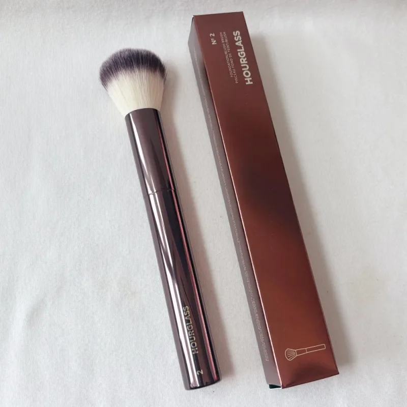 Hourglass Makeup Brushes Face Large Powder Blush Foundation Contour Highlight Blending Retractable Kabuki Cosmetic Brush Tools