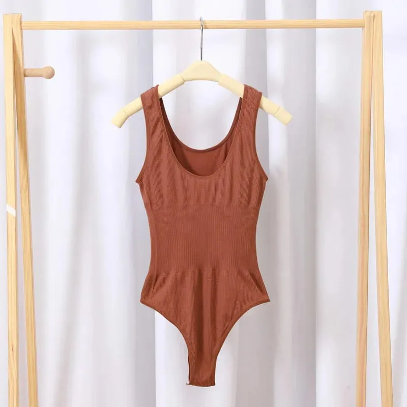 Women Non-wire Bra And Panties Set Seamless Underwear Lingerie Set Tummy Control Shapewear Slimming Thong Female Jumpsuit — image 12