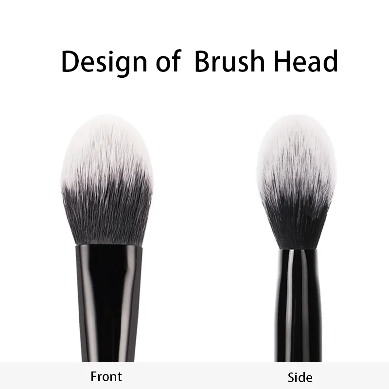 KVD Makeup Brush 25 Blush Brush Soft Fiber Hair Elegant Black Handle Brand Makeup Brushes for Woman — image 2