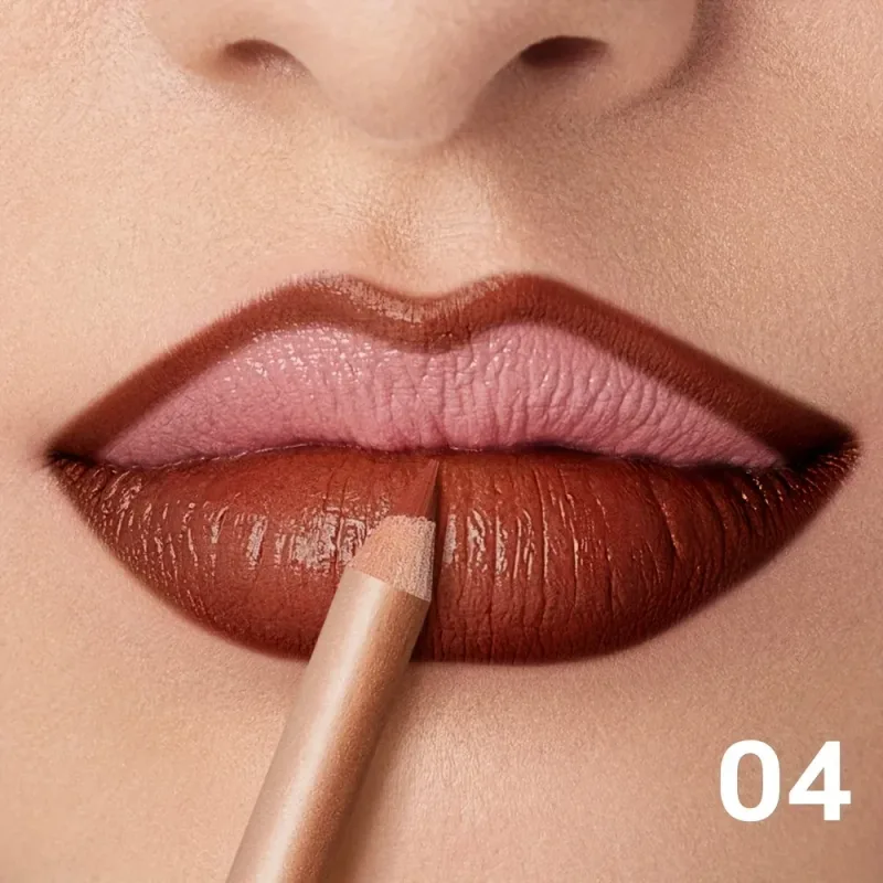 Nude Matte Lip Liner Waterproof Long Lasting High Pigment Lip Pencil Smooth Precise Lip Makeup Gift for Women — image 16