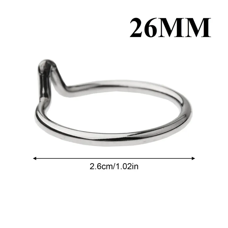 Metal Dick Cock Ring For Men Delay Ejaculation Adjustable Various Sizes Stainless Steel Penis Bondage Erection Adults Sex Toys