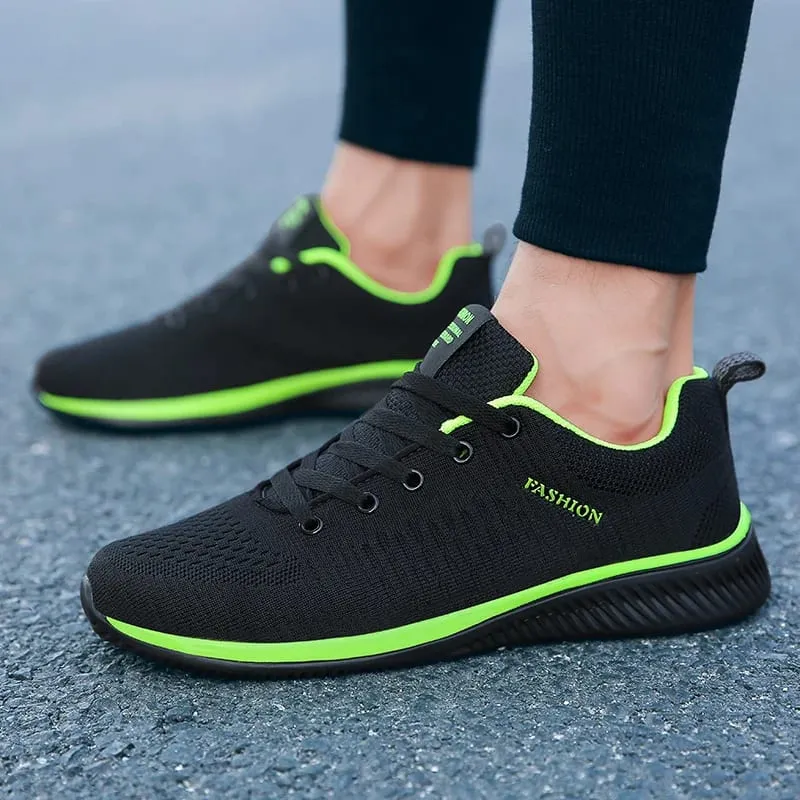 Men Running Walking Knit Shoe Casual Sneakers Breathable Sports Running Athletic Gym Lightweight Outdoor Women Shoes Size38-47 — image 7