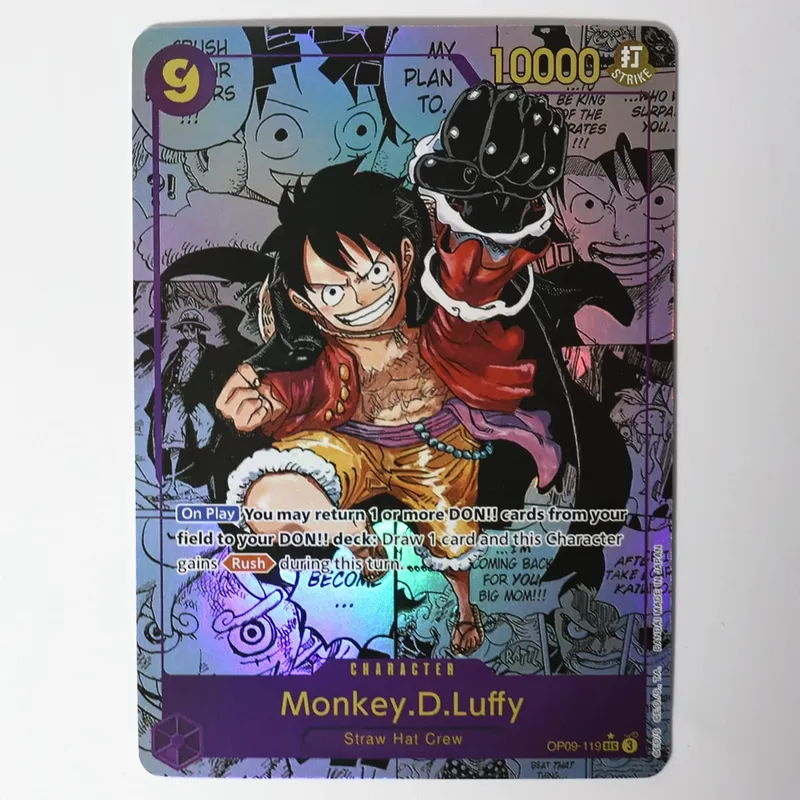 One Piece Game Cards Monkey.D.Luffy Nami Zoro Chopper. Frosted Laser Cards Blue Core Cards.OPCG Used For Game Card Collection.