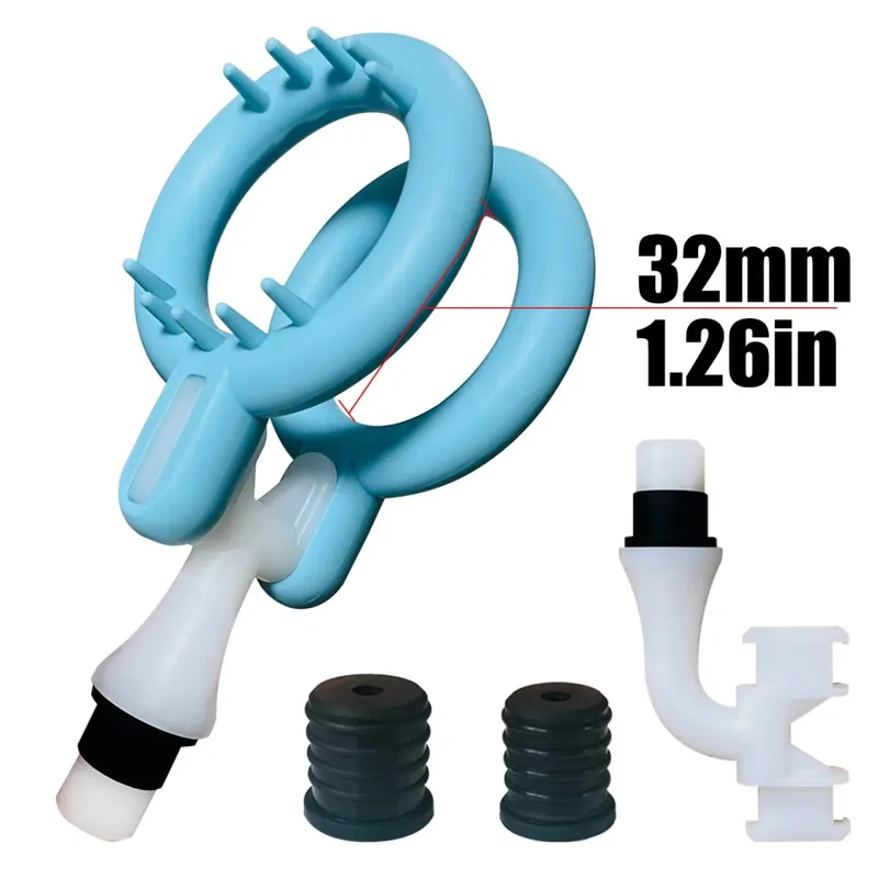 (Past op een as van 12-19 mm) Massagegeweer Hoofdopzetstukken - Fascia Gun Siliconen hoofd Vervangbare fitnessaccessoires Seksspeeltje voor mannen