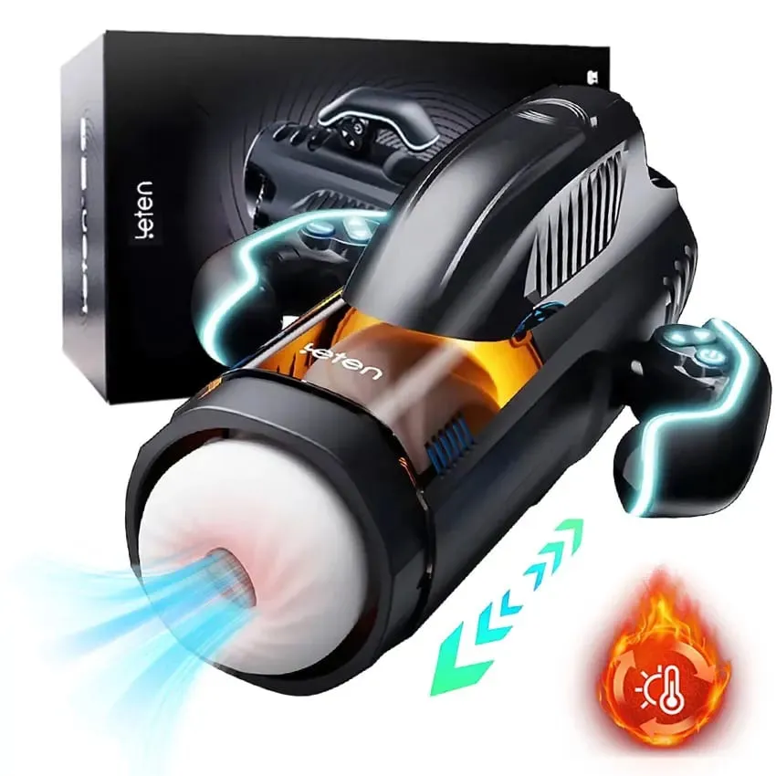 Automatic Male Masturbator with Sucking Thrusting Modes Heating Stroker Blowiob Machine LCD Display Adult Sex Toy for Men — image 1