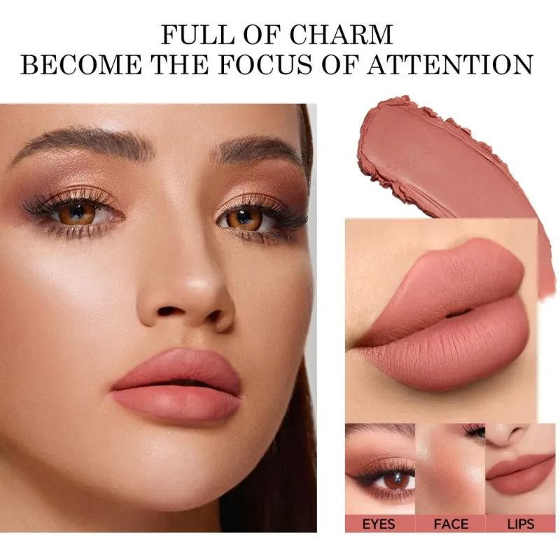 Non Stick Cup Cream Lipstick Long Lasting Lip Gloss Matte Lip Gloss Waterproof And Easy To Apply Makeup — image 4
