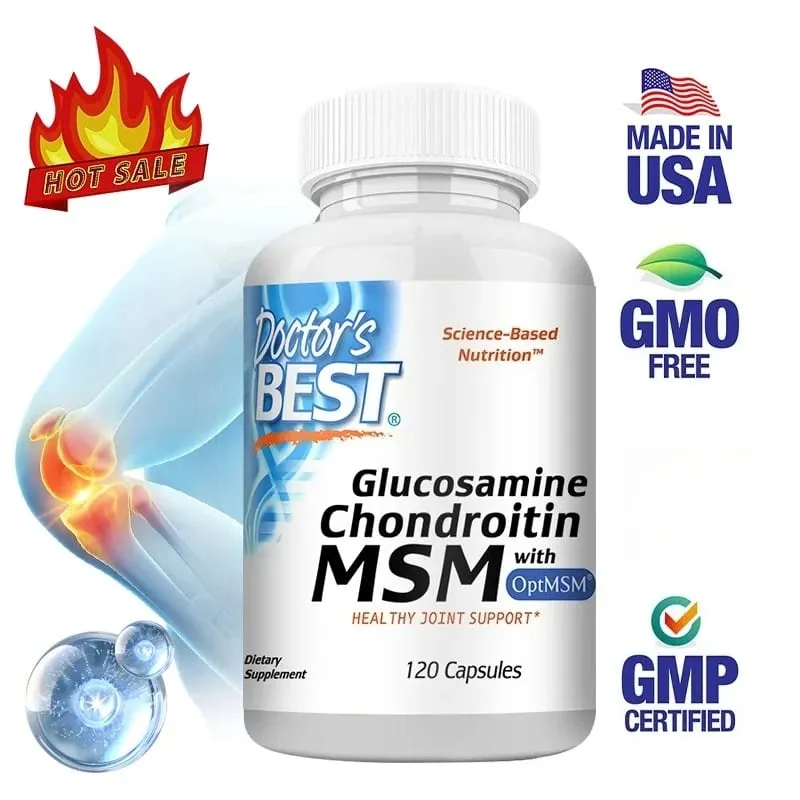 Glucosamine Chondroitin MSM with OptiMSM Joint Support Helps with Joint Mobility Overall Health — image 1