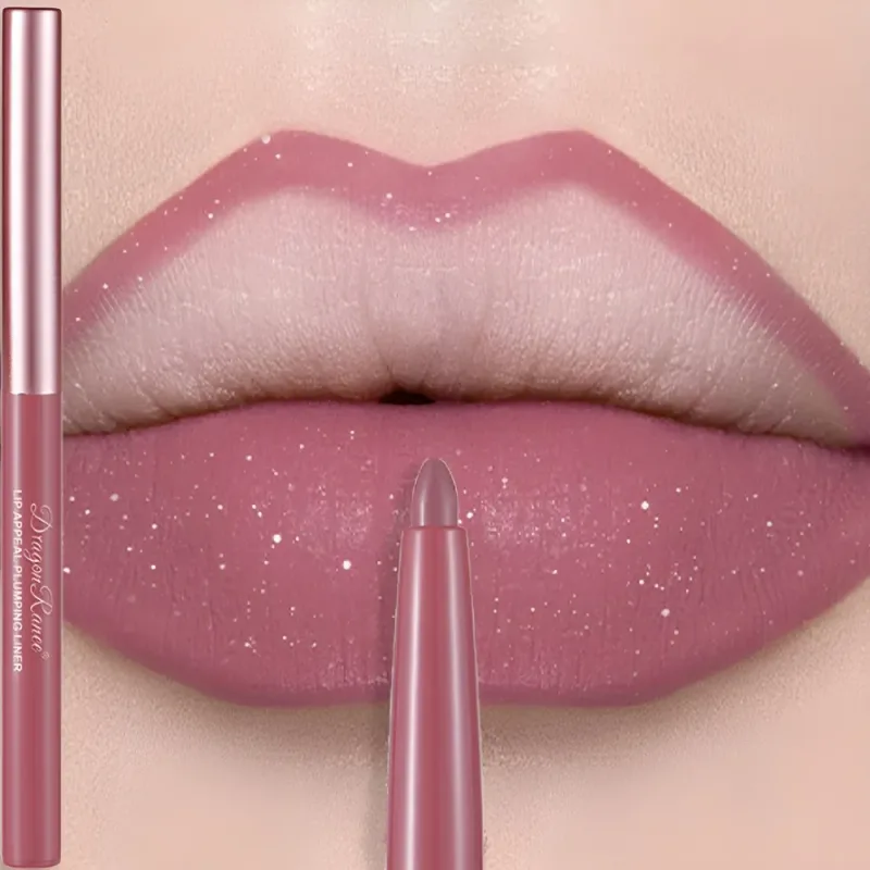Shimmer Matte Crayon Lip Liner Pencil Waterproof Long Lasting Nude Bean Paste Red Lipstick Velvet Lip Contour Outline Makeup