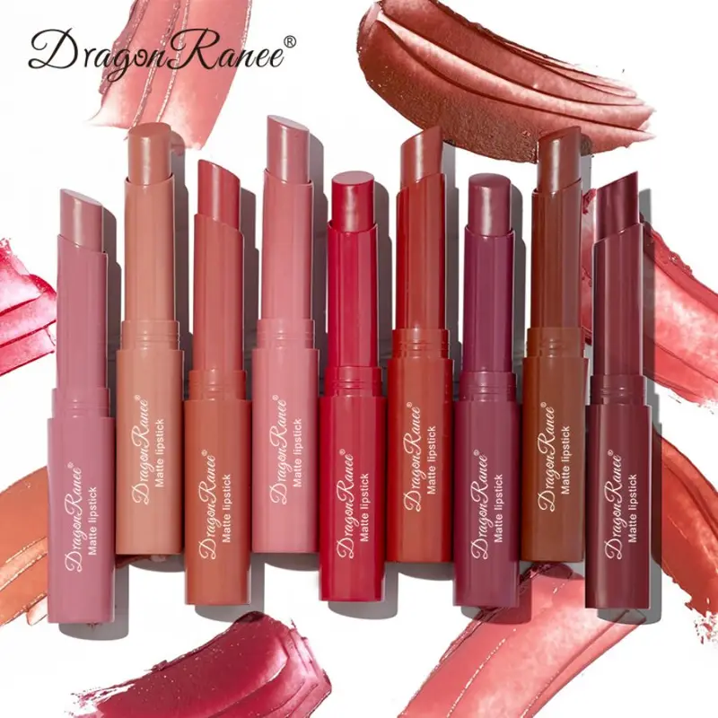 Lipstick Matte Matte Non-Fading Moisturizing European and American Makeup Lipstick Velvet Matte Lipstick Waterproof Not Easy to Fade Matte Lipstick Lipstick — image 2
