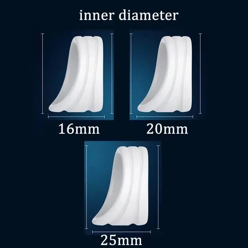 Men Cock Ring Penis Foreskin Correction Cockring Reusable Penis Sleeve Delay Ejaculation Chastity Cage Sex Toy for Men Couples
