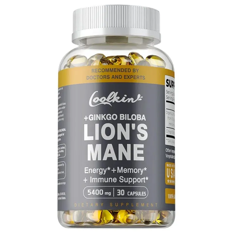 Lion's Mane Mushroom Capsules - Supports Brain Health Improves Mental Clarity and Enhances Memory and Concentration — image 9