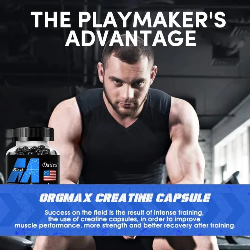 Creatine Monohydrate - Promotes Muscle Mass Muscle Strength and Athletic Performance 30/60/120 Capsules Non-GMO Gluten-Free — image 6