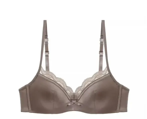 Summer Seamless Lace Bra Set for Small Bust Soft Wire Anti-Sagging Slimming Bralette & Panty Lightweight Lingerie Sexy Set — image 12