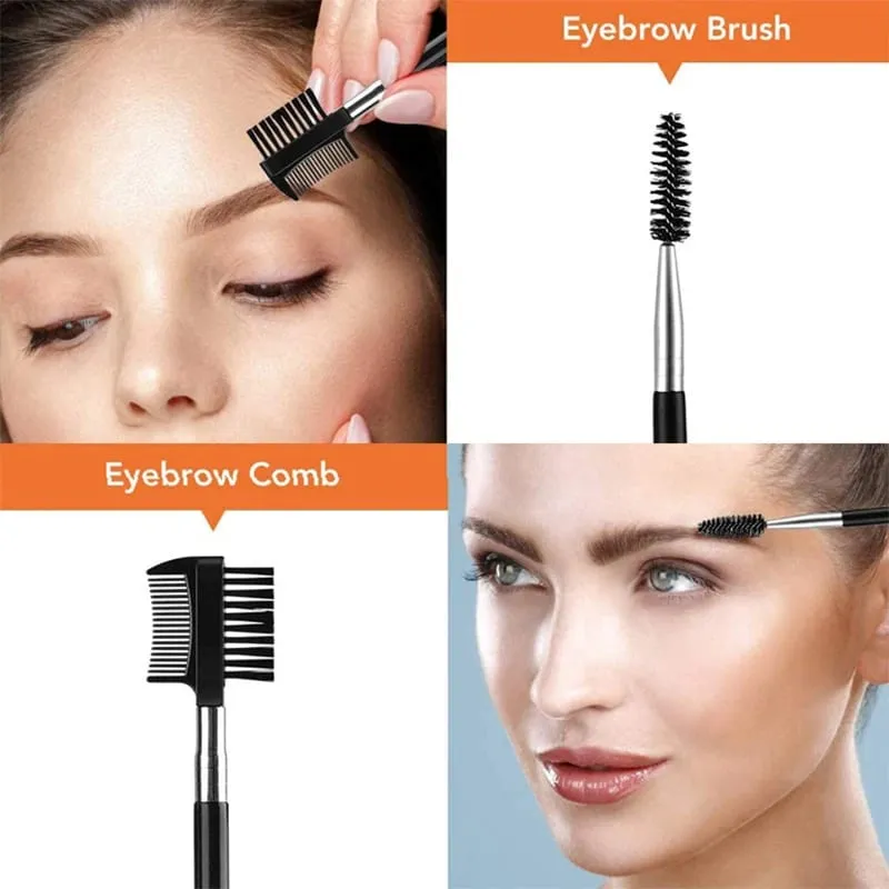 2023 New Eyebrow Trimmer Set Scissors Tweezers Eyebrow Razor Scraping Eyebrow Comb Razor Eyebrow Clip Makeup Tools Sets — image 2