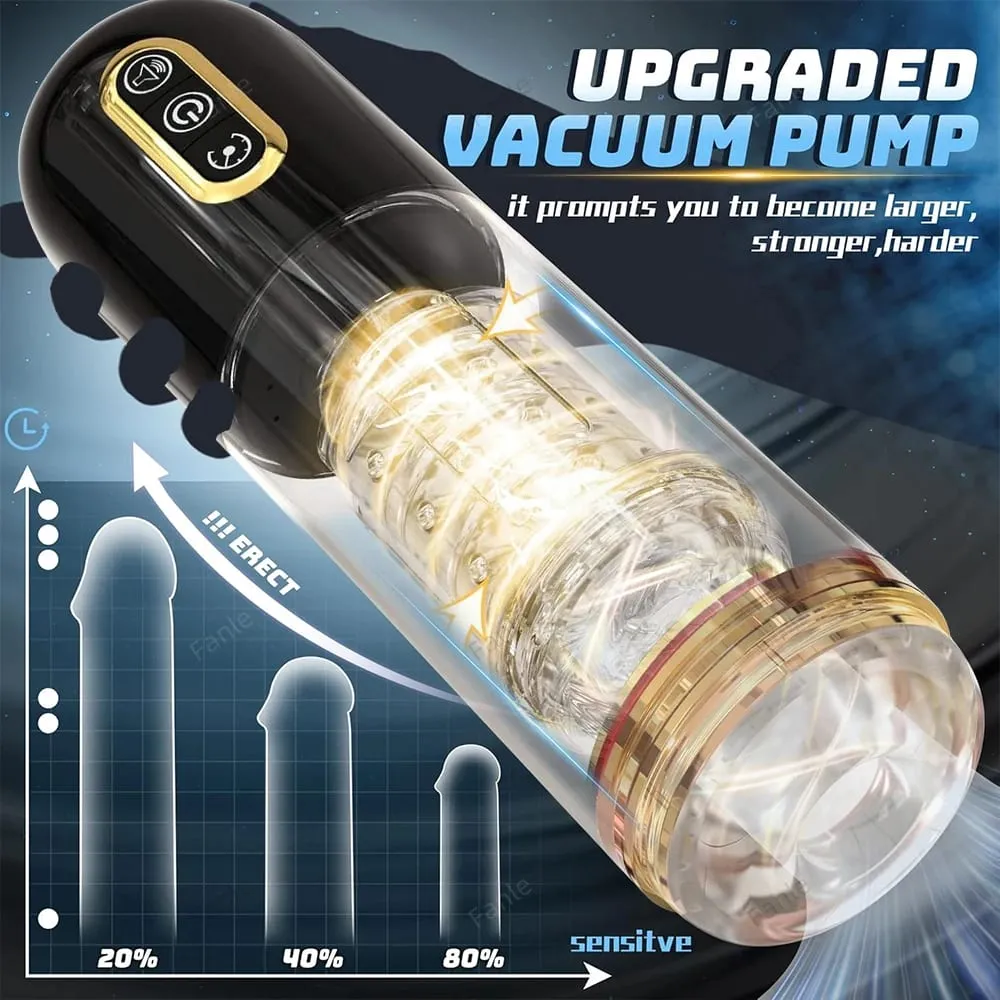 Male Sex Toy Automatic Sucking Telescopic Rotating Masturbator Cup For Men Real Vaginal Suction Pocket Blowjob Adult Product — image 5