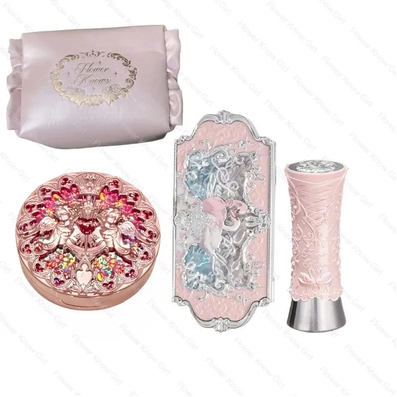 Flower Know Swan Grace Set Swan Ballet Eyeshadow Little Angel Highlight Powder Glow Waterproof Matte Lipstick Glossy — image 3