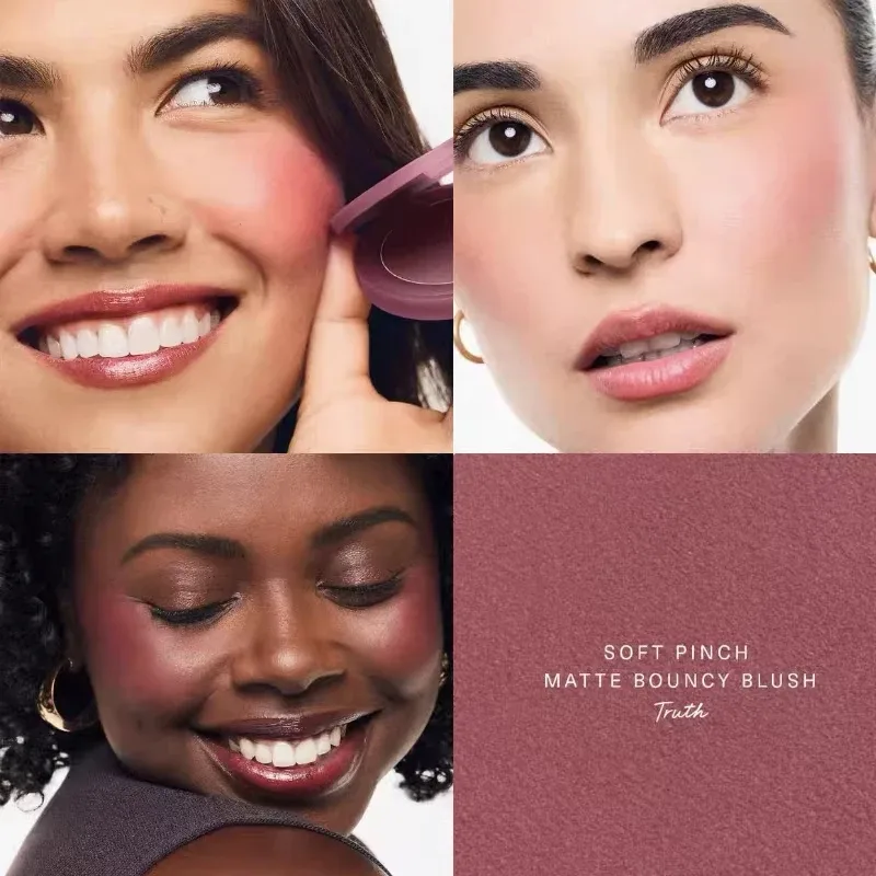 Rare Beauty Lip Gloss Waterproof Non-Stick Cup Lip Glaze Beam Smudge Proof Not Fade Matte Mashed Potato Bliss Happy Joy Blusher — image 24